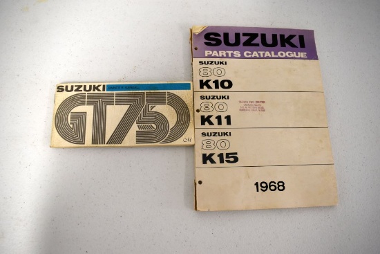 Suzuki Model K Parts Catalog, Suzuki 750 Operators Manual