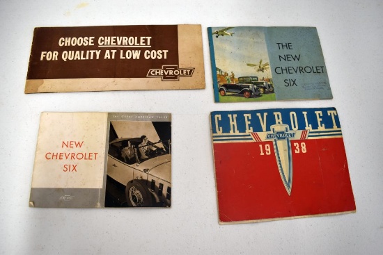 1935 Chevy Sales Brochure, 1938 Chevy Sales Brochure
