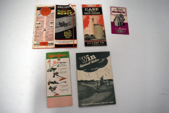 John Deere, Case, New Idea, Sales Brochures