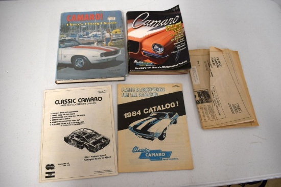 Hardcovered Camaro Book, Camaro Catalog, Paperback Classic Camaro Catalogs