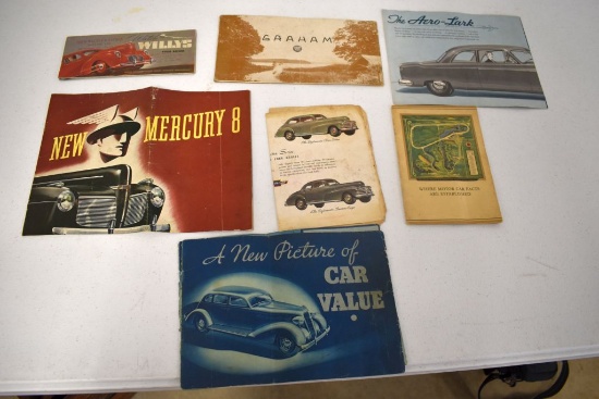 1940s Willis Sales Catalog, Graham Sales Catalog, Mercury Sales Catalog
