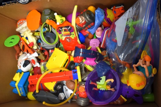 Large Assortment Of Plastic Kids Toys, Restaurants