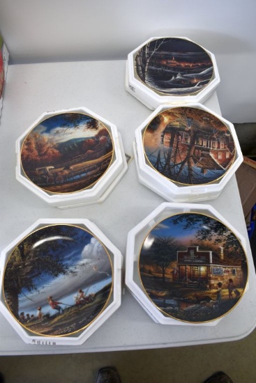 (5) Terry Redlin Collector Plates, Heartland Collection