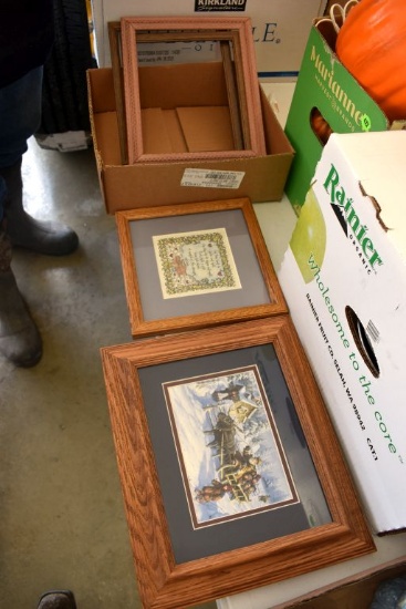 Assortment Of Pictures And Frames
