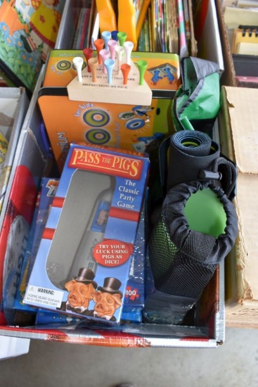 Assortment Of Games, Golf Game, Peg Puzzle,