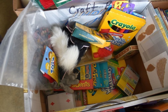 Craft Box, Crayons, Card Games, More