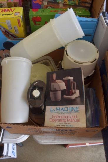 Food Processor And Tupperware