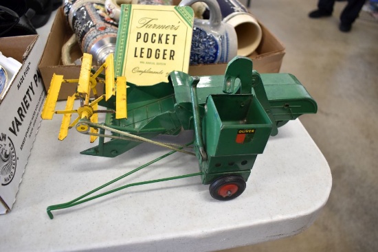 Oliver SILK 9830 Pulltype Combine Very Original, 1955 Farmers Pocket Ledger