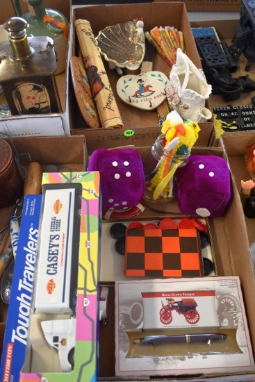 Tootsie Toy Caseys Semi, Checker Game, Stir Sticks, Horse Drawn Pen, Dice