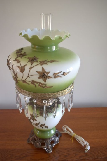 Electrified Lamp With Shade