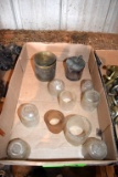 Assortment Of Glass For Oilers, And Sediment Bowls, (11) Total