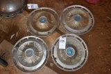 62 Chevy Impala Hubcaps, (4)