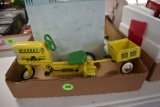 Hallmark 1961 Murray Tractor With Trailer Kiddy Car Pedal Tractor With Box