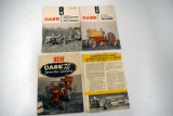Case 350 Tractor, 200 Series Forage Harvester 75 Combine, JI Case Pulltype Combine, Sales Brochures
