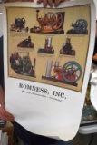 Romness Inc. From Wanamingo Hit And Miss Gas Engine Advertising Poster