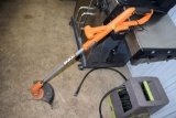 Worx 20 Volt Lithium WG154 Electric Weed Whip Works Good