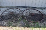 Pair Of Steel Wheels