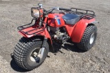 Honda Big Red ATC, 3 Wheeler, 1983, Front And Rear Rack, Runs And Drives Good, New Tires, Good Plast