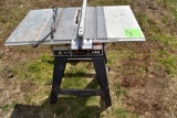 ToolKraft 10'' Electric Table Saw On Stand