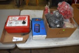 Assortment Of Insulators, Jolt Model 4000 Electric Fencer, Dyna Charge 900 Low Inpendence Electric F