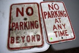 (2) No Parking Signs