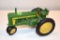 John Deere Toy Tractor With 3 Point, Metal Rims, No Box, Good Original