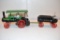Irvins Model Shop Case Steam Tractor With Bank Trailer, Pot Metal, No Box