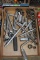 Assortment Of Sockets, Ratchets, Extension, 1/2'' And 3/8'' Drive