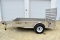 2006 H&H Single Axle Utility Trailer, All Alluminum Sides Frame And Ramp, Wood Deck, 76'' Wide, 10'