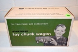 Original John Deere Toy Chuck Wagon With Original Box, Very Good Condition