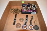 (3) IH Watch Fobs, Titan Watch Fob, Old Keys