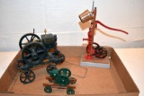 (2) McCormick Deering Gas Engines, And Pump Jack, No Boxes