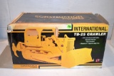 1st Gear  Construction Pioneers International TD-25 Crawler, 1/25th Scale, Box Is In Rough Condition