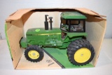 Ertl John Deere 50 Series MFWD Row Crop Tractor, 1/16th Scale With Box