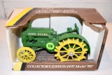 Ertl John Deere BR On steel Tractor, 1988 Special Edition, 1/16th Scale With Box