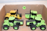 (4) Steiger 1/64th Scale 4WD Tractors