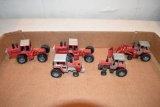 (5) Massey Ferguson 4WD And 2WD 1/64th Scale Tractors