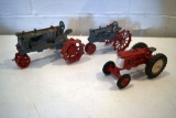 Cast Farmall F30 Tractor, Farmall F12 Tractor, Farmall Utility Wide Front Tractor, No Boxes