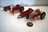 Cub Cadet 782 Tractor, Farmall Tractor With Blade, McCormick Deering 2 Lever Manure Spreader Missing
