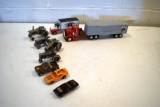 Pewter McCormick Deering, Farmall 806, Farmall M, IH 966, Matchbox Cars, 2 IH Trucks