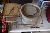 Crate, Metal Minnow Bucket, Hanson Dairy Scale