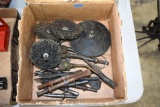 (14) Assorted Air Hammer Bits, (2) Propane Torch Heads