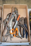 Oil Filter Wrench, Pliers, Crescent Wrench