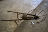 Part To A Ground Driven Seeder, Wheel And Frame