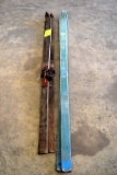2 Pairs Of Wooden Skis, EBONITE Is One Set