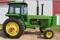 1977 John Deere 4430 2WD Tractor, 7701 Hours, 18.4x38 Tires At 80%, Extension Front Fuel Tank, Rear