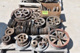 Large Assortment Of Pulleys