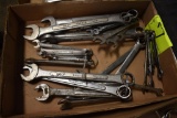 Large Assortment Of Combination Wrenches All Standard