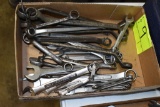Open Box End Standard Wrenches And A Set Of Offset Wrenches