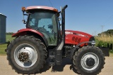 2012 Case IH 140 MAXXUM MFWD, 921 Hours, 380/85R38 85% With Axle Duals, 3pt Quick Hitch, 3 Hydraulic
